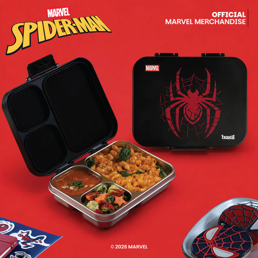 Basil Spiderman Phantom Web Bento Ace - 3 Compartment Lunchbox
