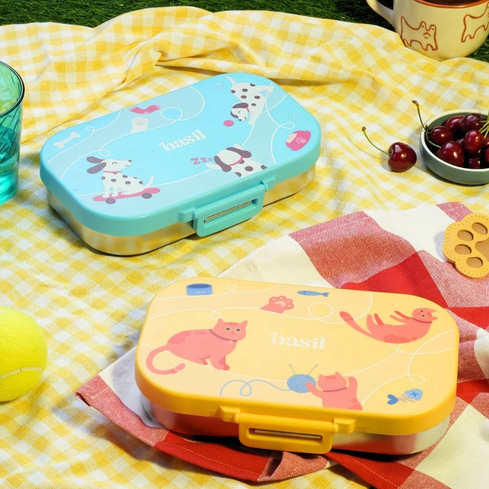 Basil Kitty Party Bento Ace - 2 Compartment Lunch Box
