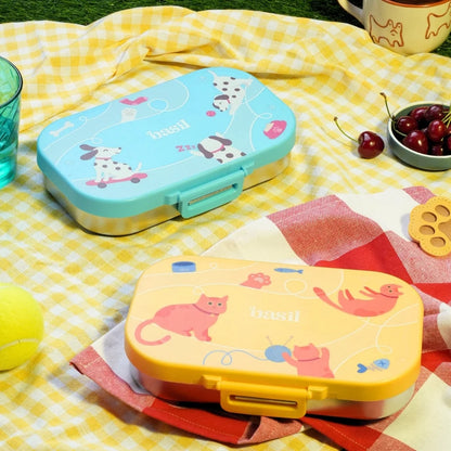 Basil Kitty Party Bento Ace - 2 Compartment Lunch Box