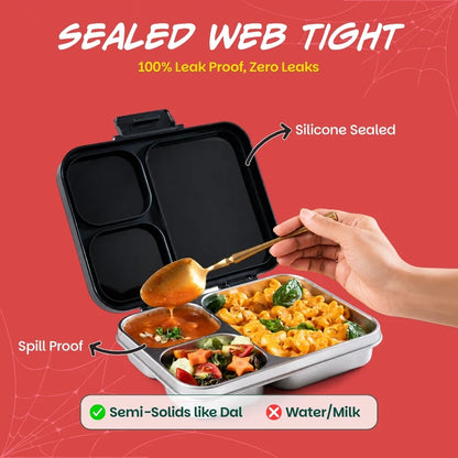 Basil Spiderman Phantom Web Bento Ace - 3 Compartment Lunchbox