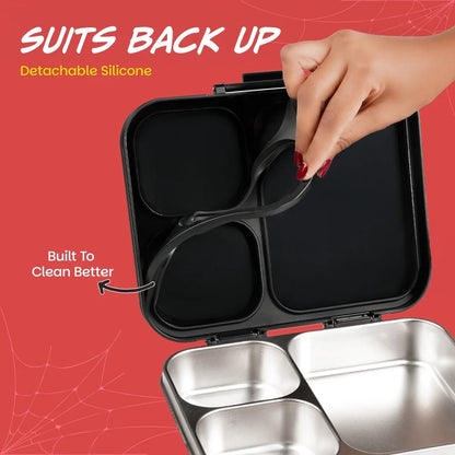 Basil Spiderman Phantom Web Bento Ace - 3 Compartment Lunchbox