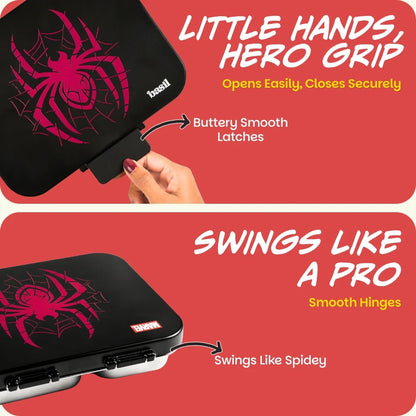 Basil Spiderman Phantom Web Bento Ace - 3 Compartment Lunchbox