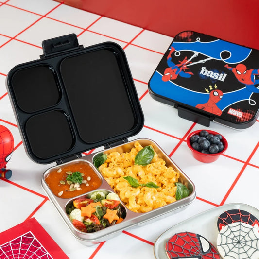 Basil Spiderman Sling Strike Bento Ace - 3 Compartment Lunchbox