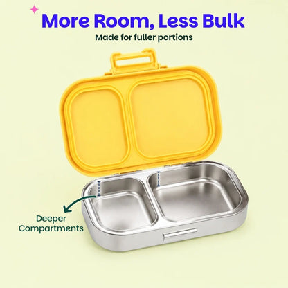 Basil Kitty Party Bento Ace - 2 Compartment Lunch Box