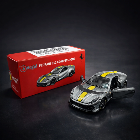 Ferrari 812 Competizione Official 1:64 Scale Model Car by Bburago