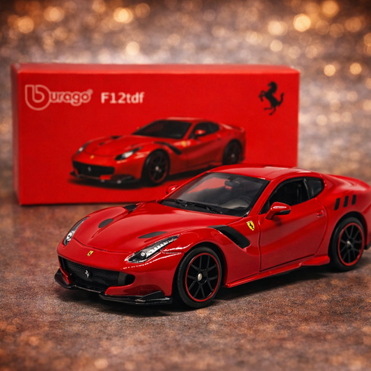 Ferrari F12 TDF Official 1:64 Scale Model Car by Bburago