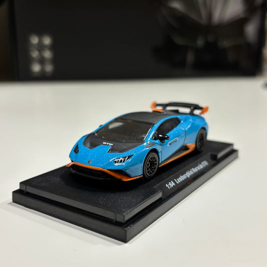 Lamborghini Huracan STO 1:64 Official Die-Cast Scale Model Car by CCA (with Acrylic Box)