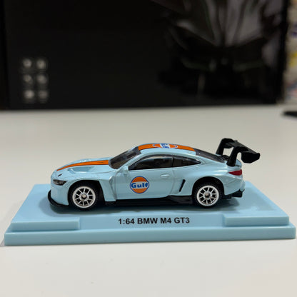 BMW M4 GT3 1:64 Official Die-Cast Scale Model Car by Burago (with Acrylic Box)
