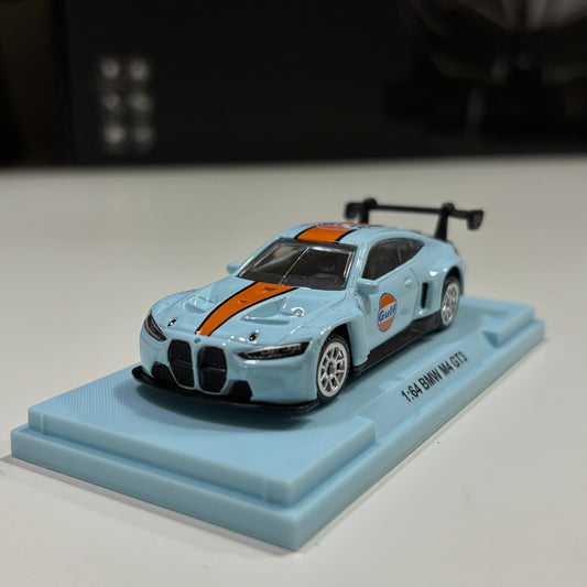BMW M4 GT3 1:64 Official Die-Cast Scale Model Car by Burago (with Acrylic Box)