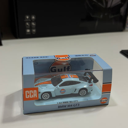 BMW M4 GT3 1:64 Official Die-Cast Scale Model Car by Burago (with Acrylic Box)