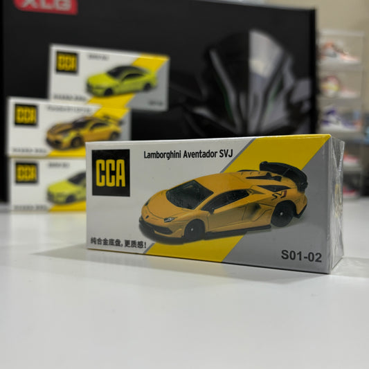 Lamborghini Aventador SVJ 1:60 Official Die-Cast Scale Model Car by CCA
