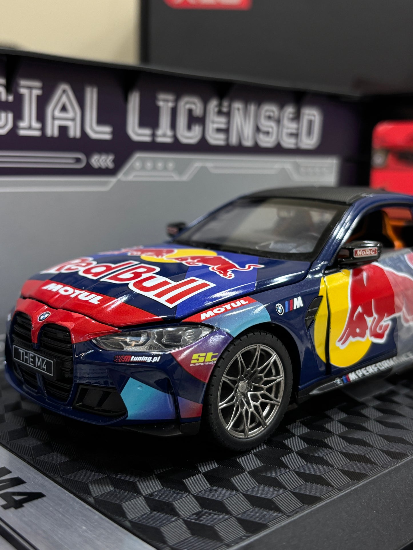 BMW M4 DTM Redbull Livery 1:24 Official Licensed Die-Cast Scale Model Car by CCA