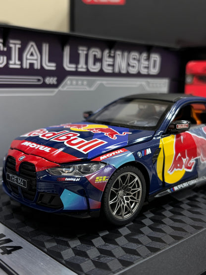 BMW M4 DTM Redbull Livery 1:24 Official Licensed Die-Cast Scale Model Car by CCA