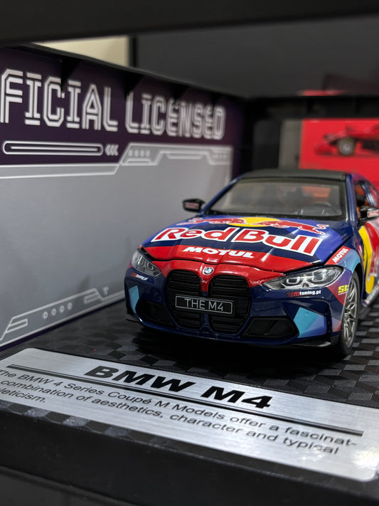 BMW M4 DTM Redbull Livery 1:24 Official Licensed Die-Cast Scale Model Car by CCA