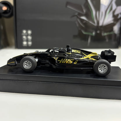 Die-Cast 1:64 Metal F1 Mini RC Racing Car with LED Lights
