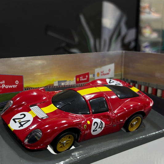 Ferrari Shell Racing Legends 330 P4 1:41 Scale Bluetooth Remote Controlled Car by Bburago – Smartphone Controlled