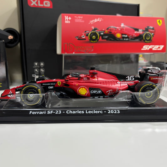 F1 Ferrari SF 23 Charles Leclerc 1:24 Official Die-Cast Scale Model by Bburago