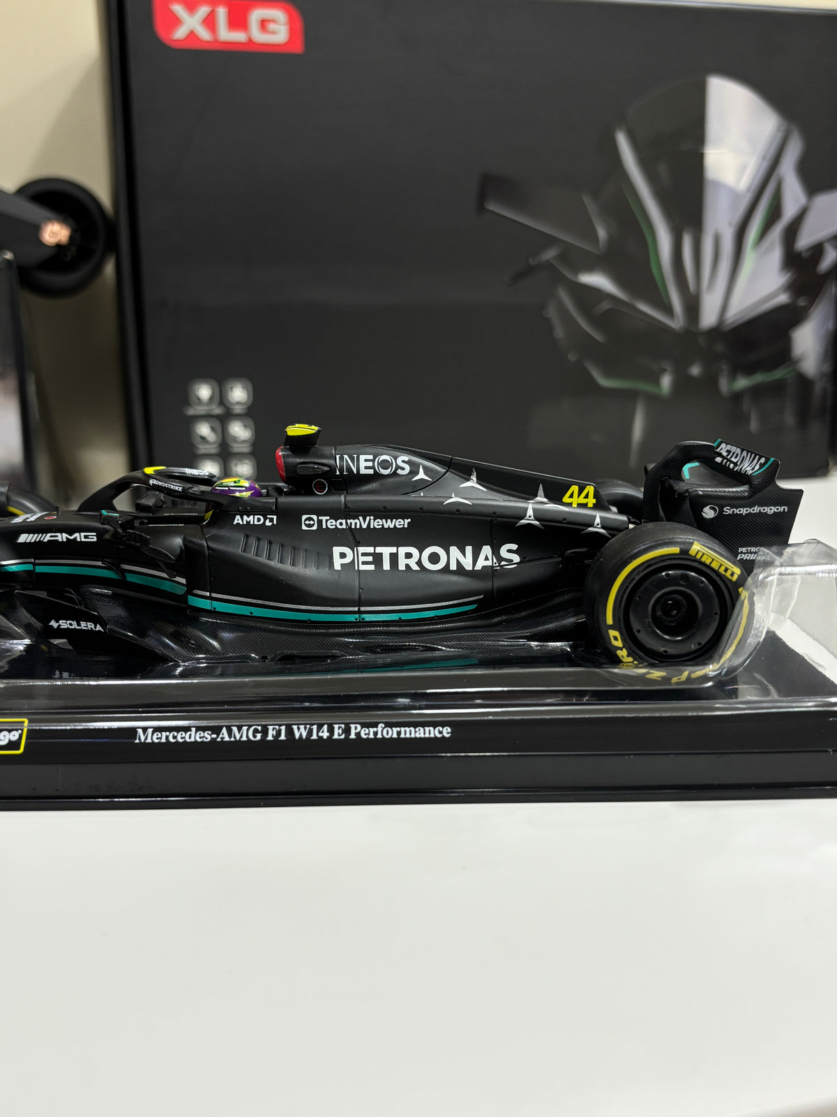 Mercedes AMG F1 W14 Performance Die-Cast Scale Model by Bburago