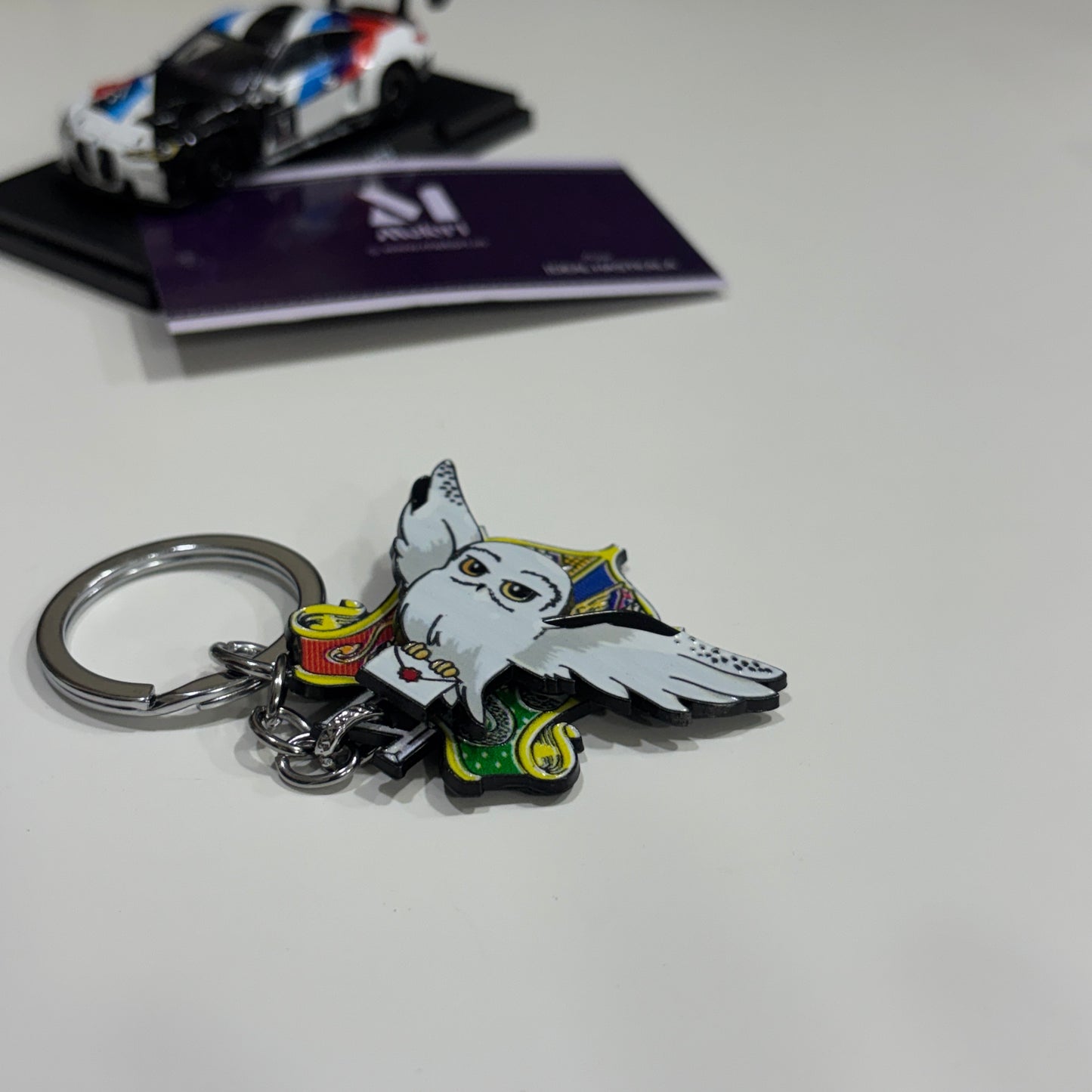Harry Potter Hagwid Owl Spinning Keychain (Flying)