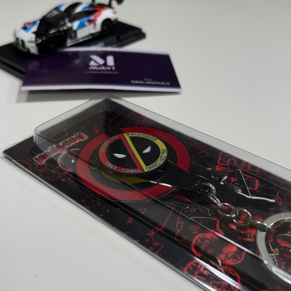 Deadpool & Wolverine Spinning Keychain
