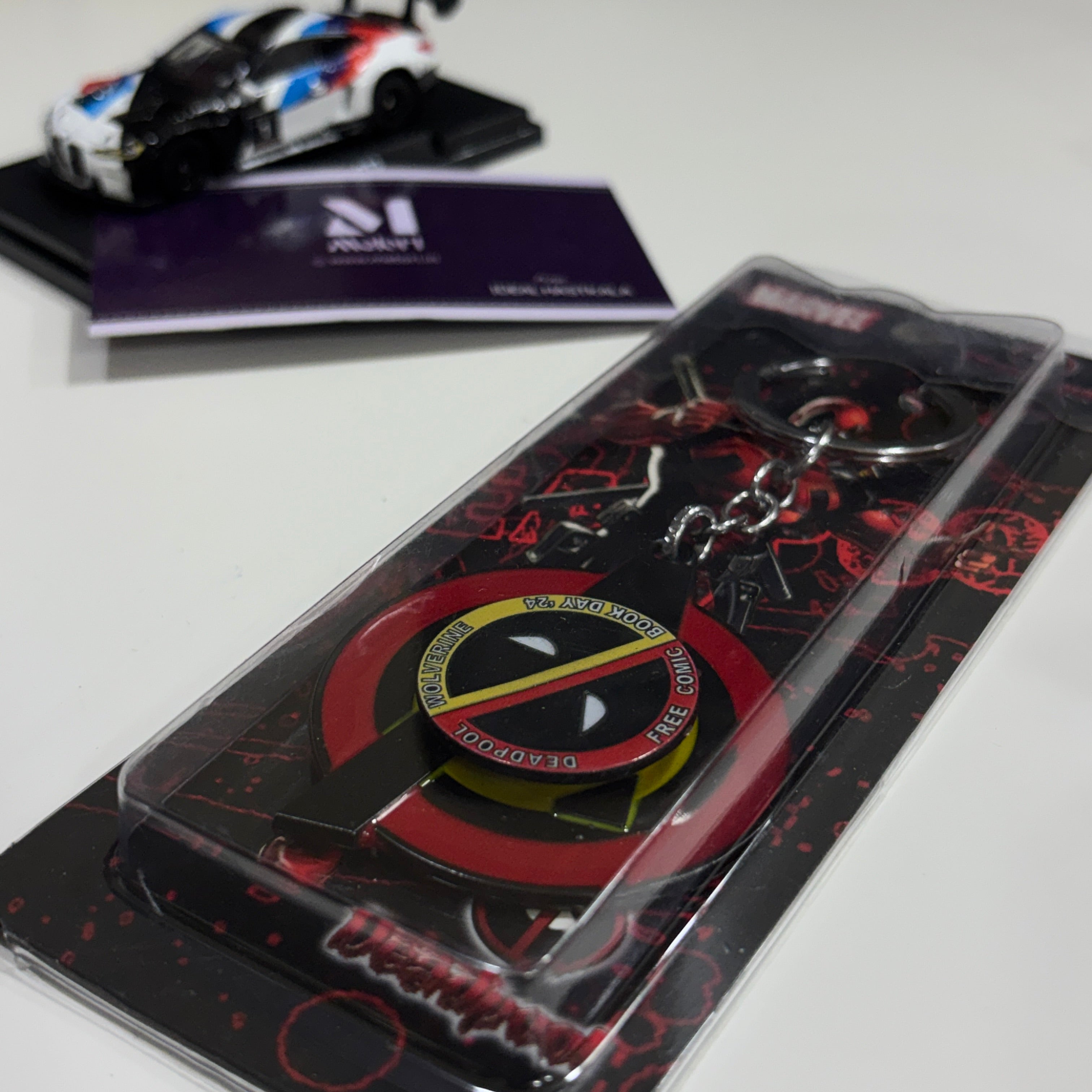 Deadpool & Wolverine Spinning Keychain