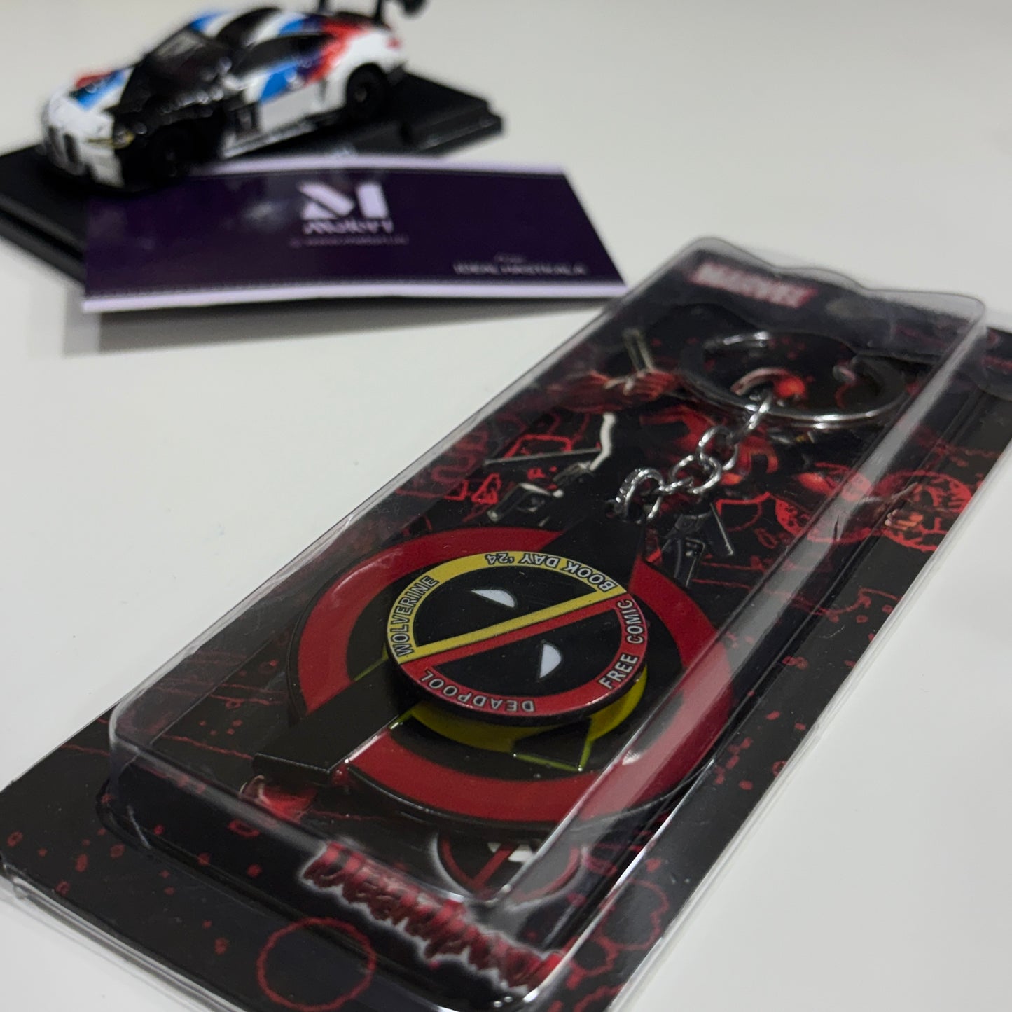 Deadpool & Wolverine Spinning Keychain
