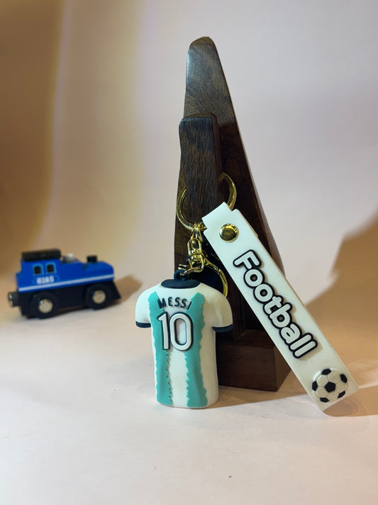 Messi & Ronaldo Jersey Keychains