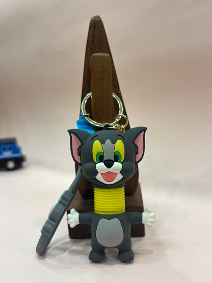 Tom & Jerry Spring Neck Keychains