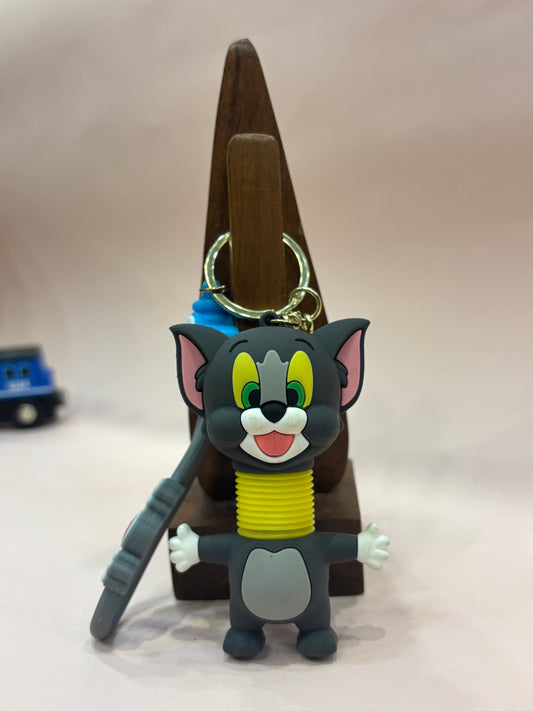 Tom & Jerry Spring Neck Keychains