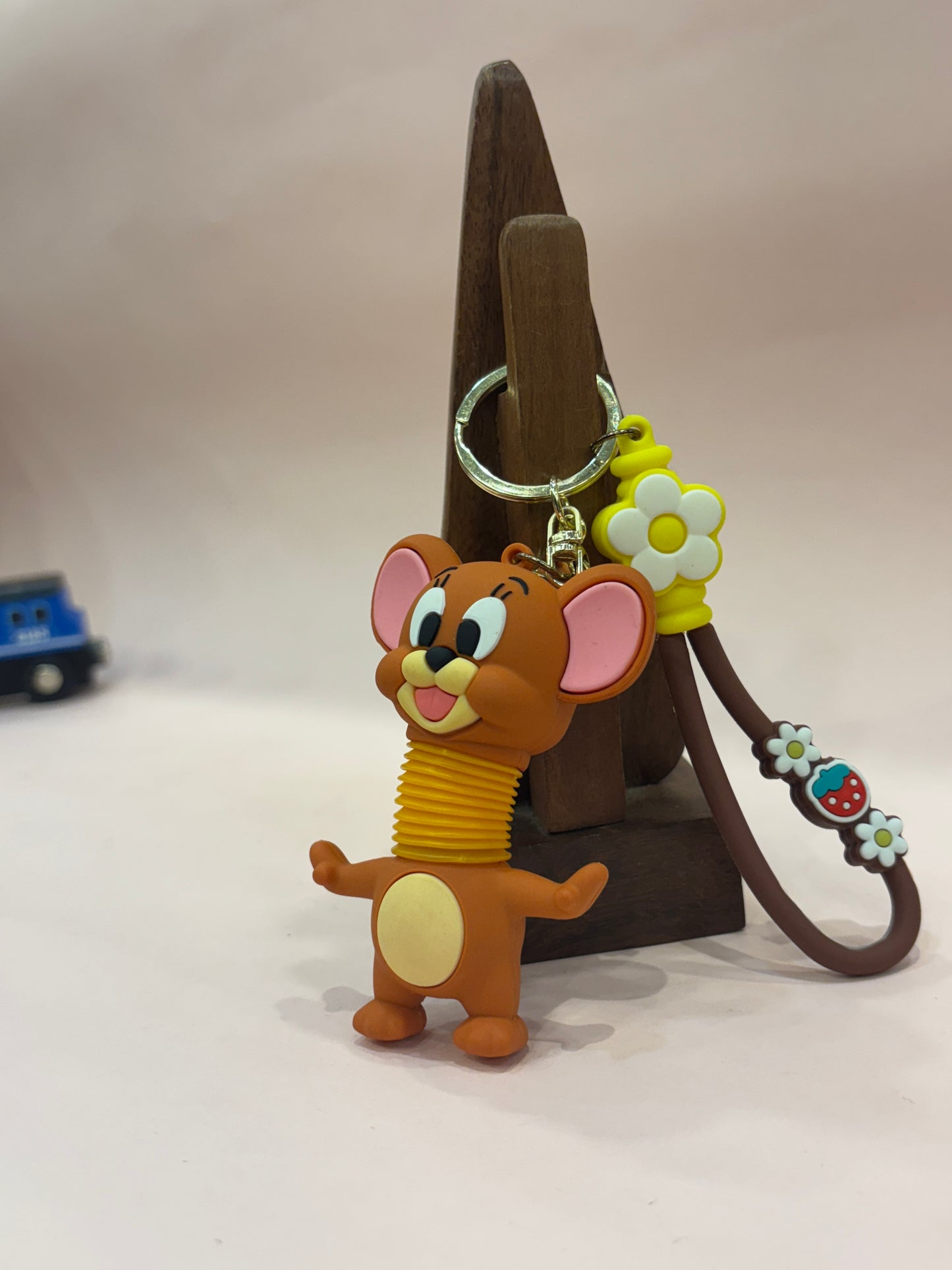 Tom & Jerry Spring Neck Keychains