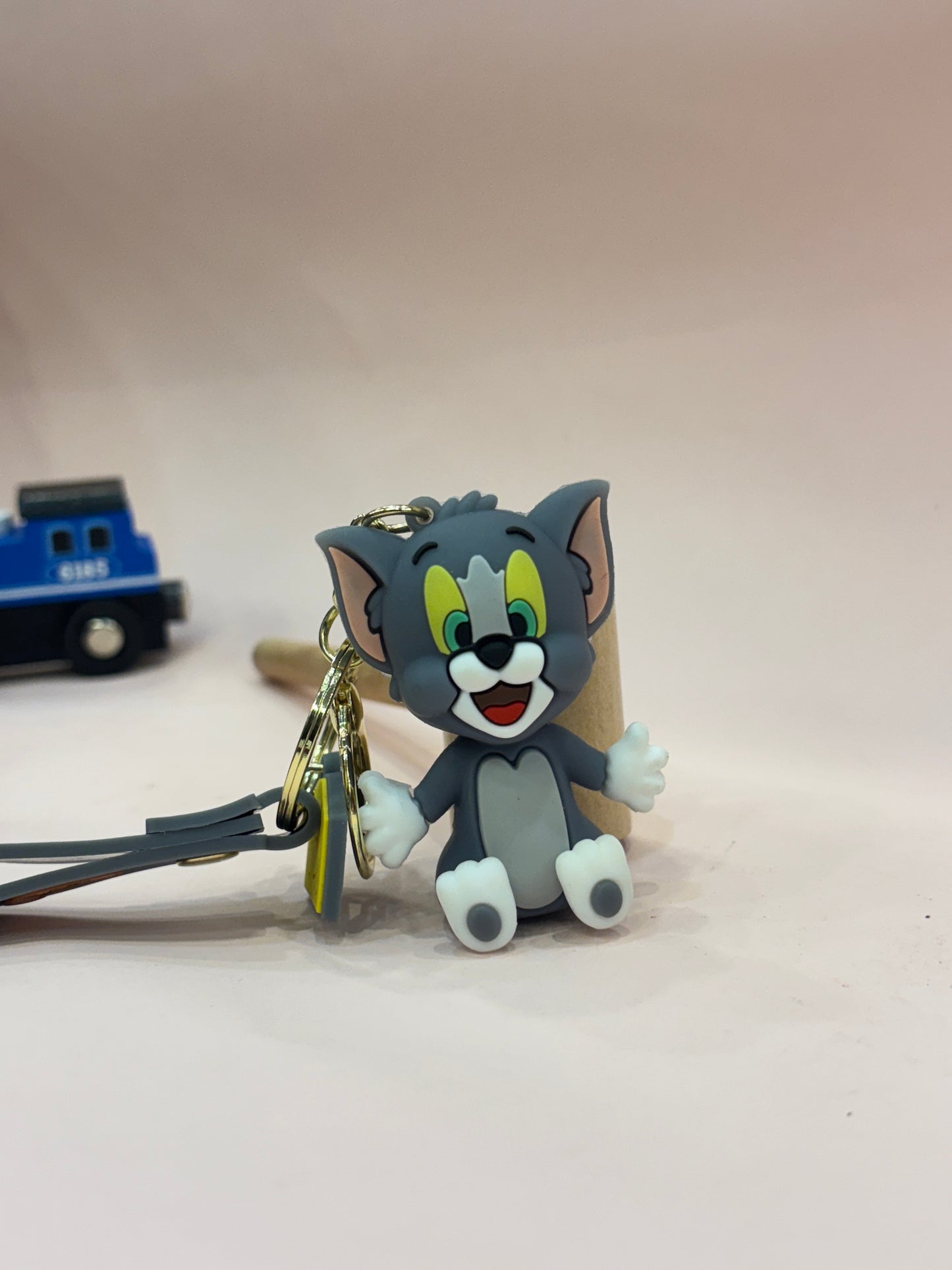 Tom and Jerry Silicon Keychain