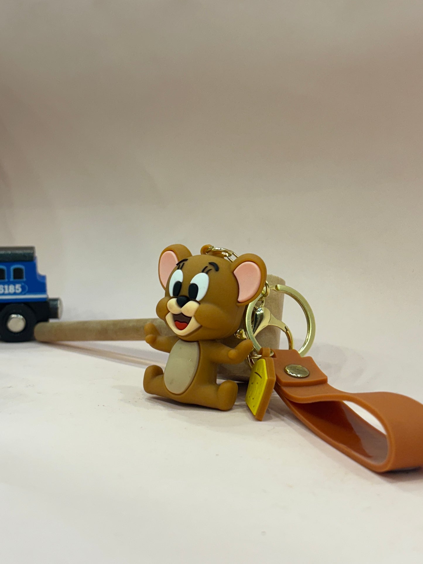 Tom and Jerry Silicon Keychain