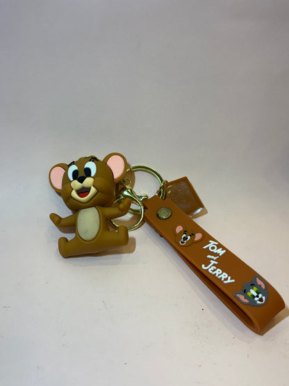 Tom and Jerry Silicon Keychain