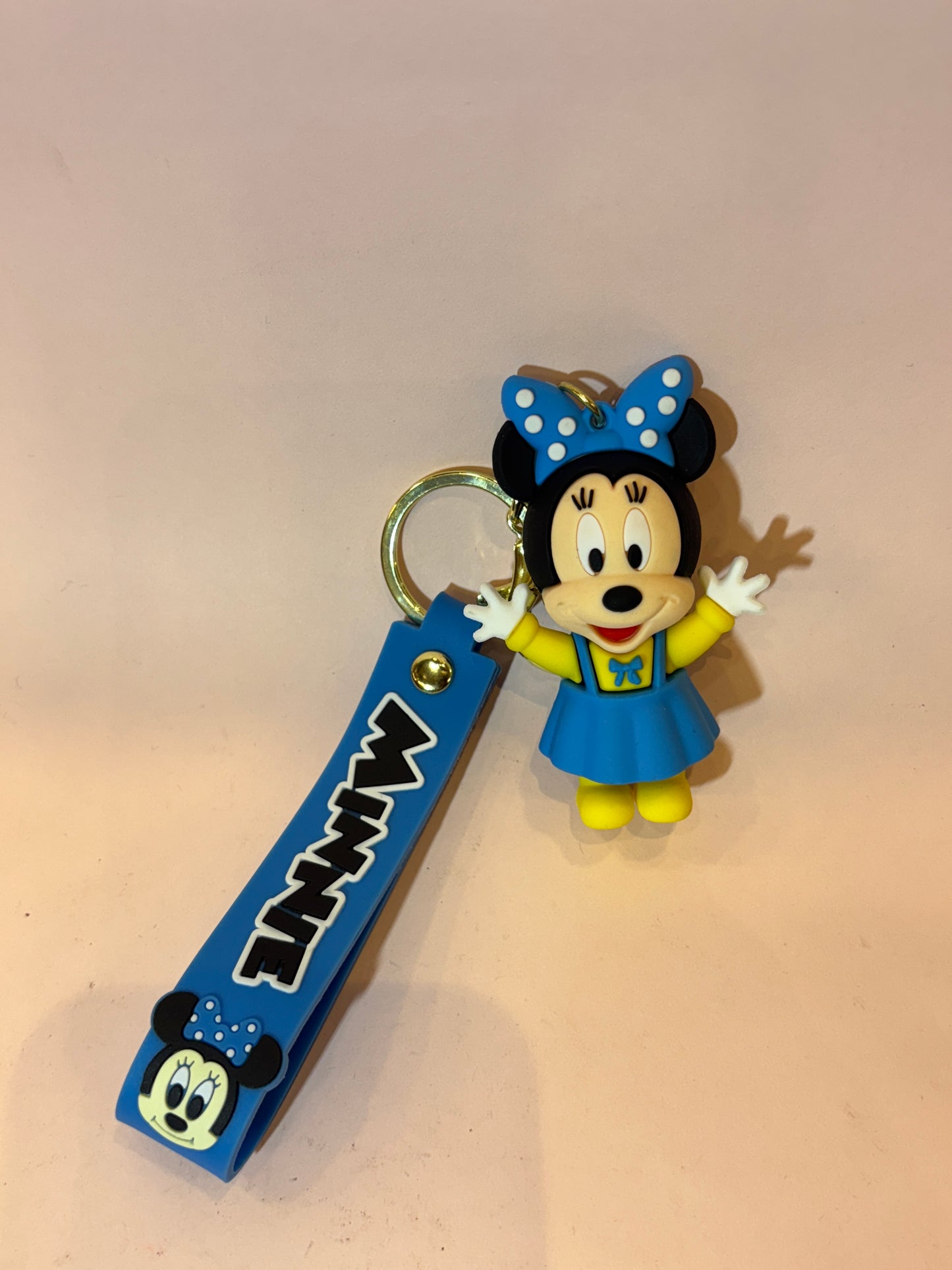 Minnie Mouse Silicon Keychain