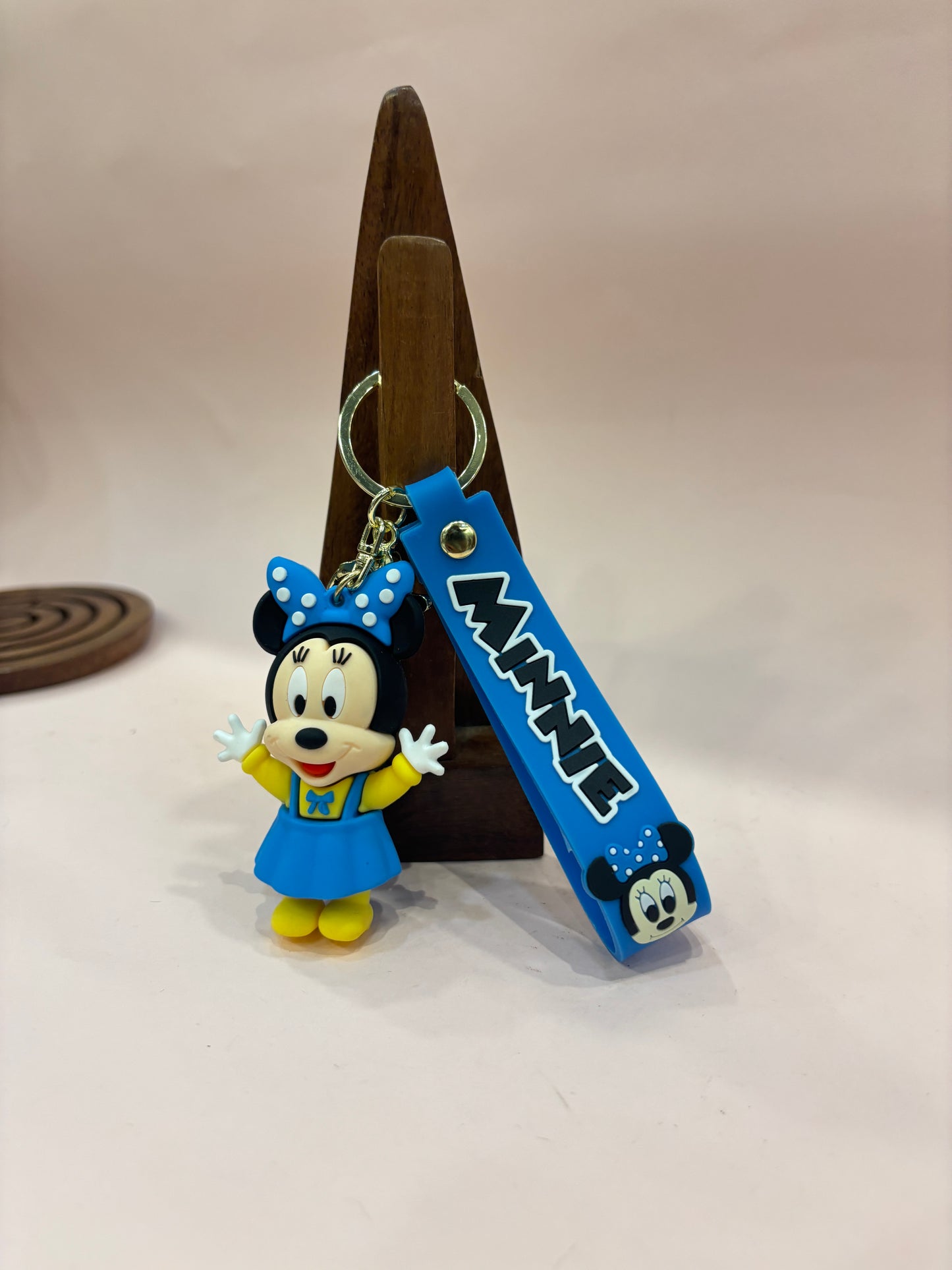 Minnie Mouse Silicon Keychain