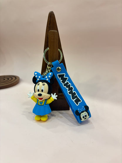 Minnie Mouse Silicon Keychain