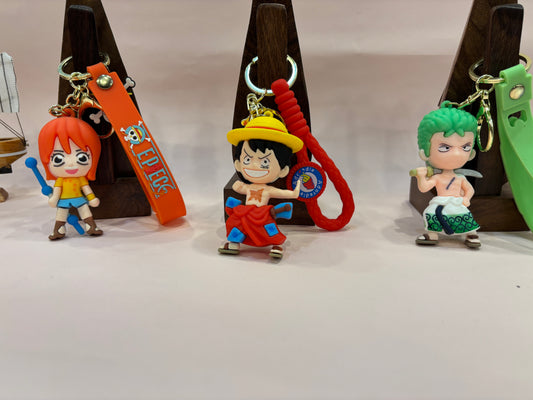 One piece collection keychains