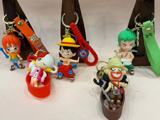 One piece collection keychains