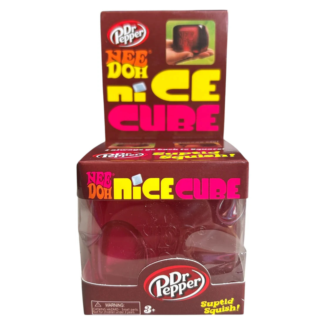 NeeDoh Dr Pepper Nice Cube Stress Toy