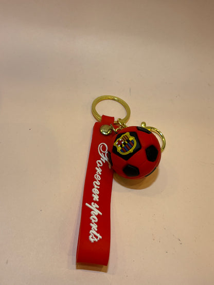 Football Silicon Keychain