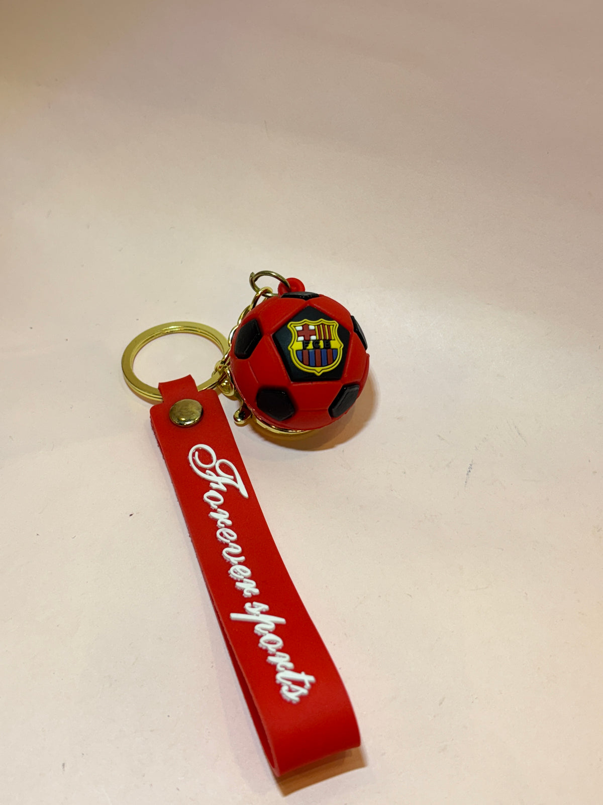 Football Silicon Keychain