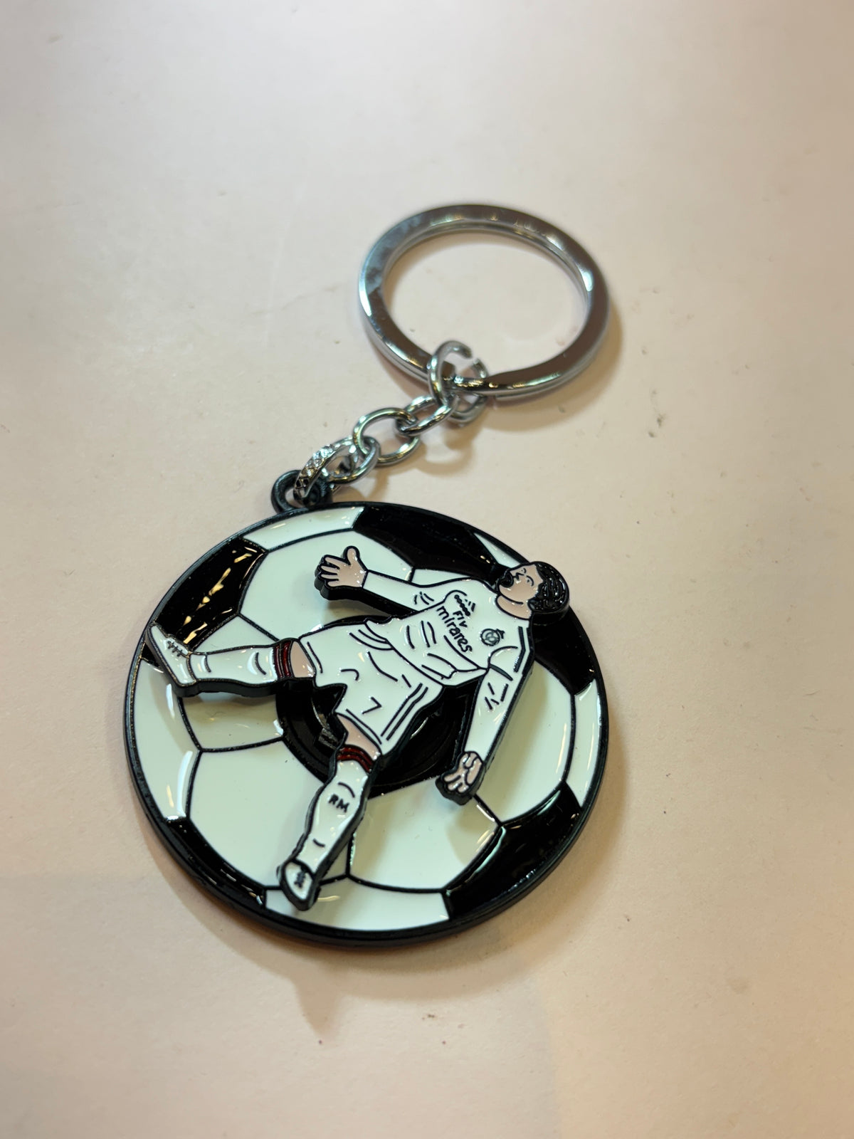 Ronaldo Spinning Keychain