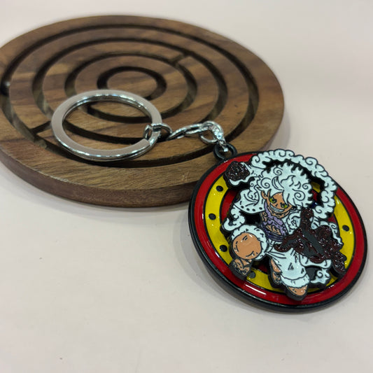 One piece Spinning keychain