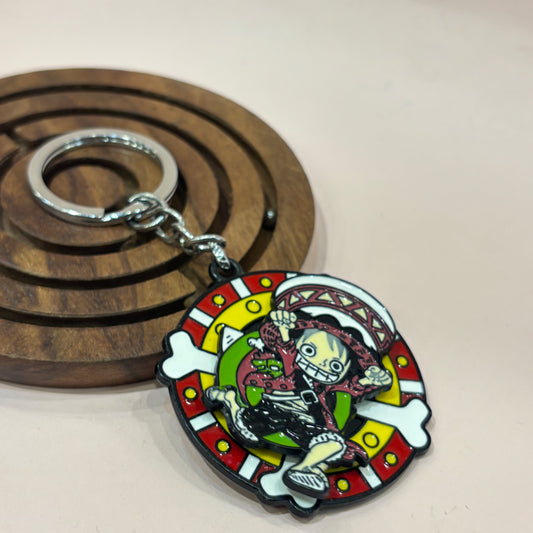 Lufy Spinning Keychain