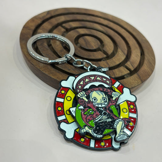 Lufy Spinning Keychain