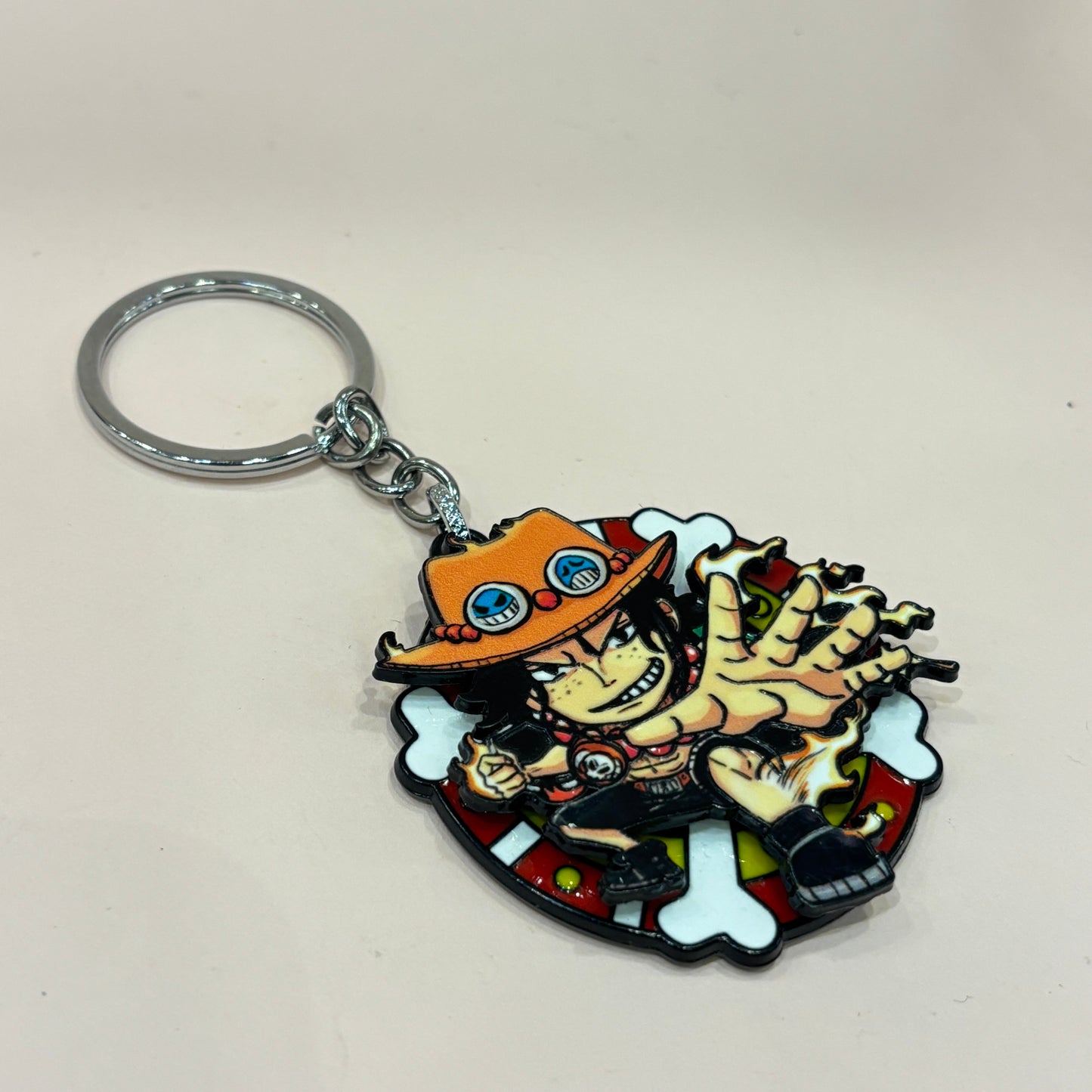 Ace Spinning Keychain
