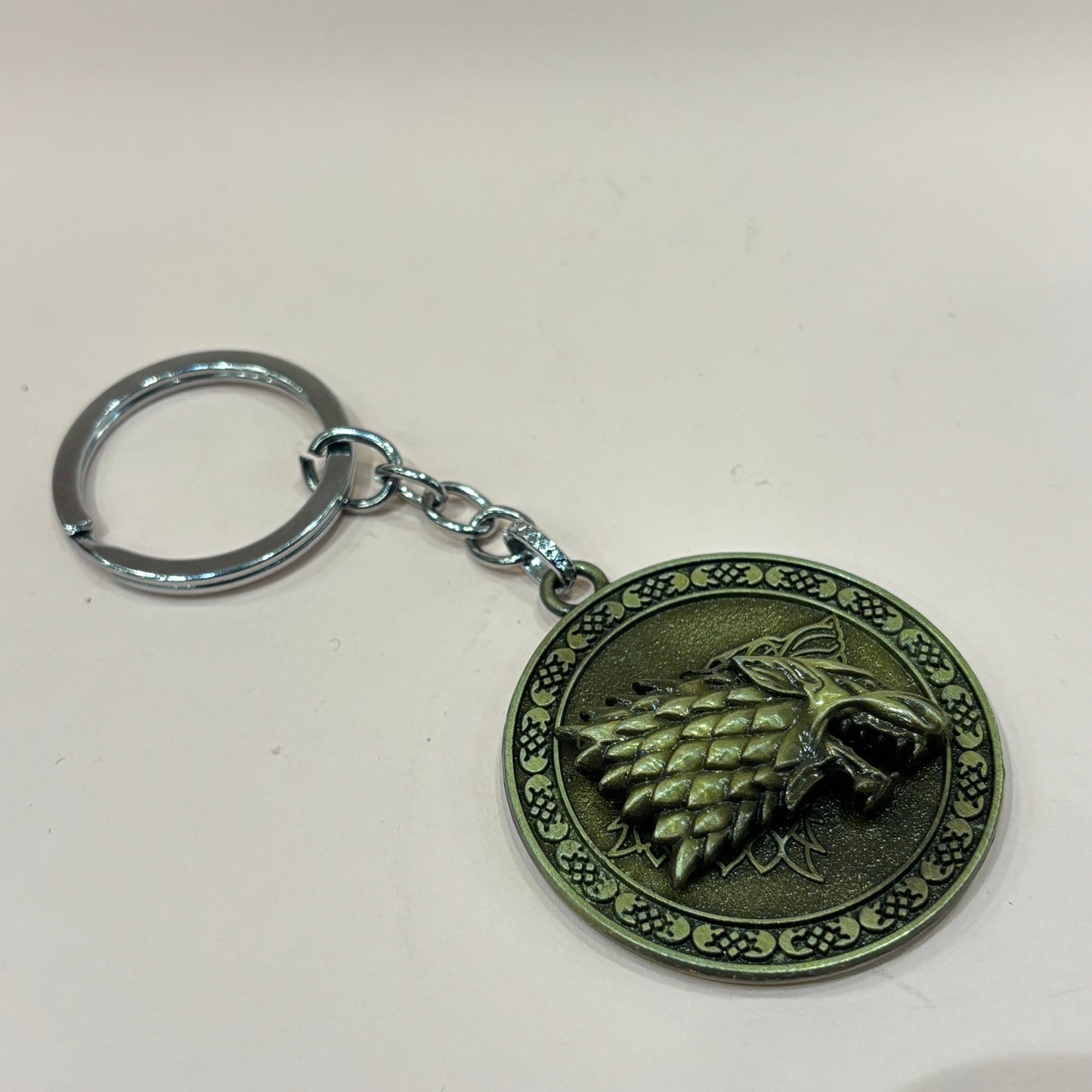 Game of Thrones House Stark Emblem Keychain
