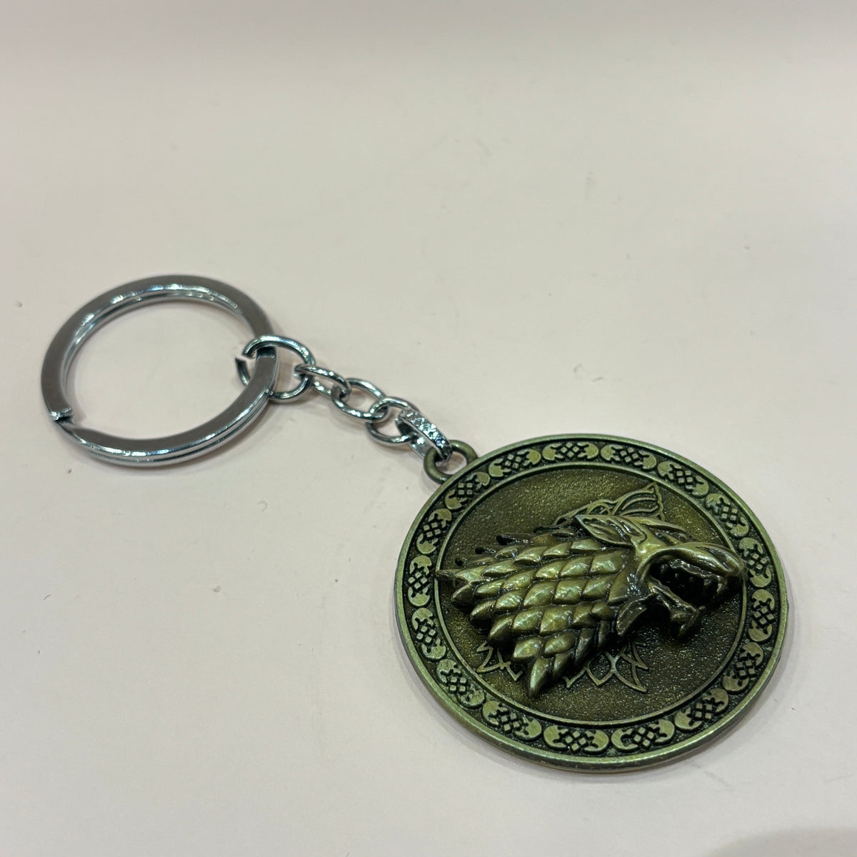 Game of Thrones House Stark Emblem Keychain