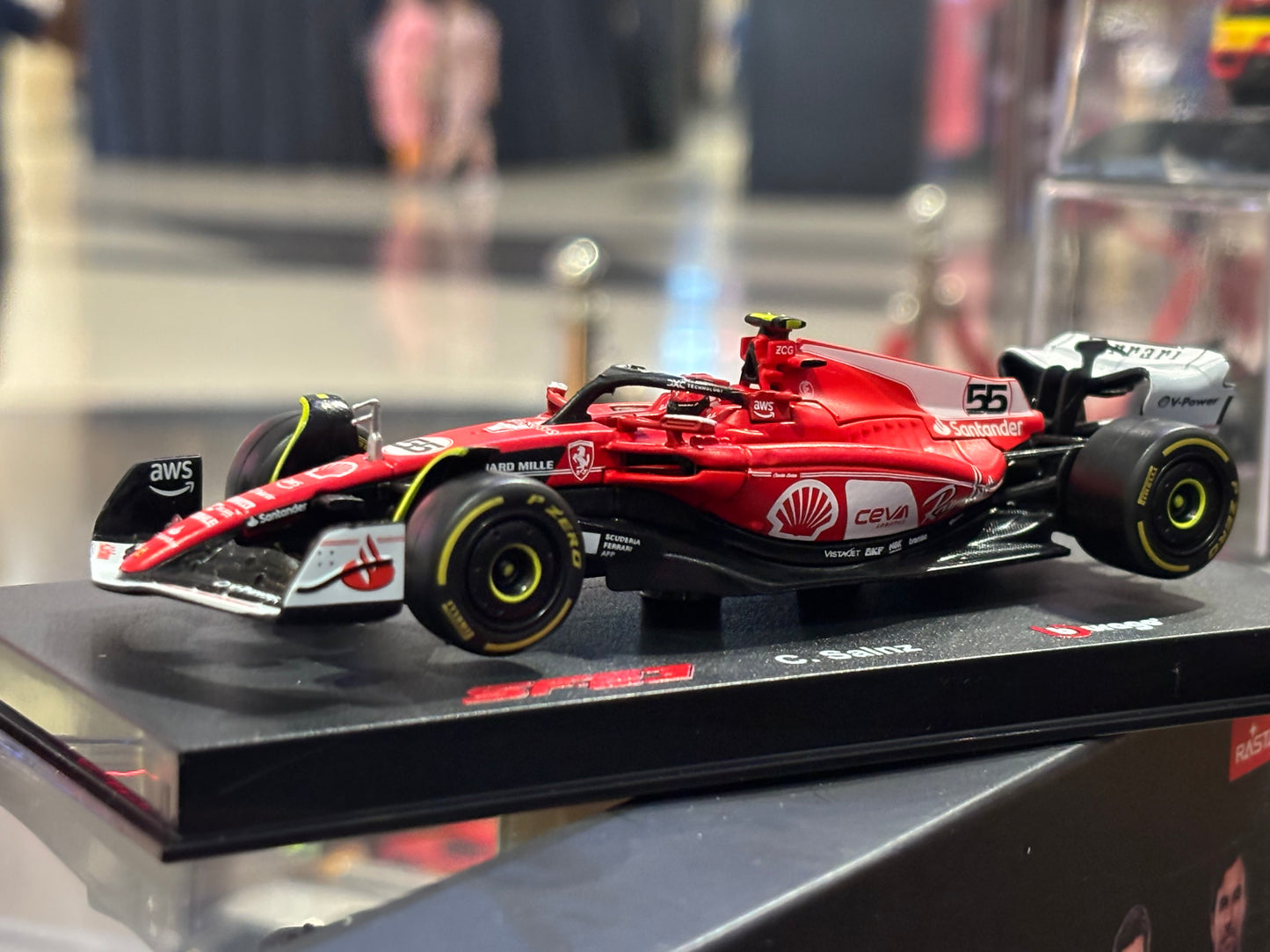 Charles Leclerc's Ferrari F1 Official Miniature Car by Bburago