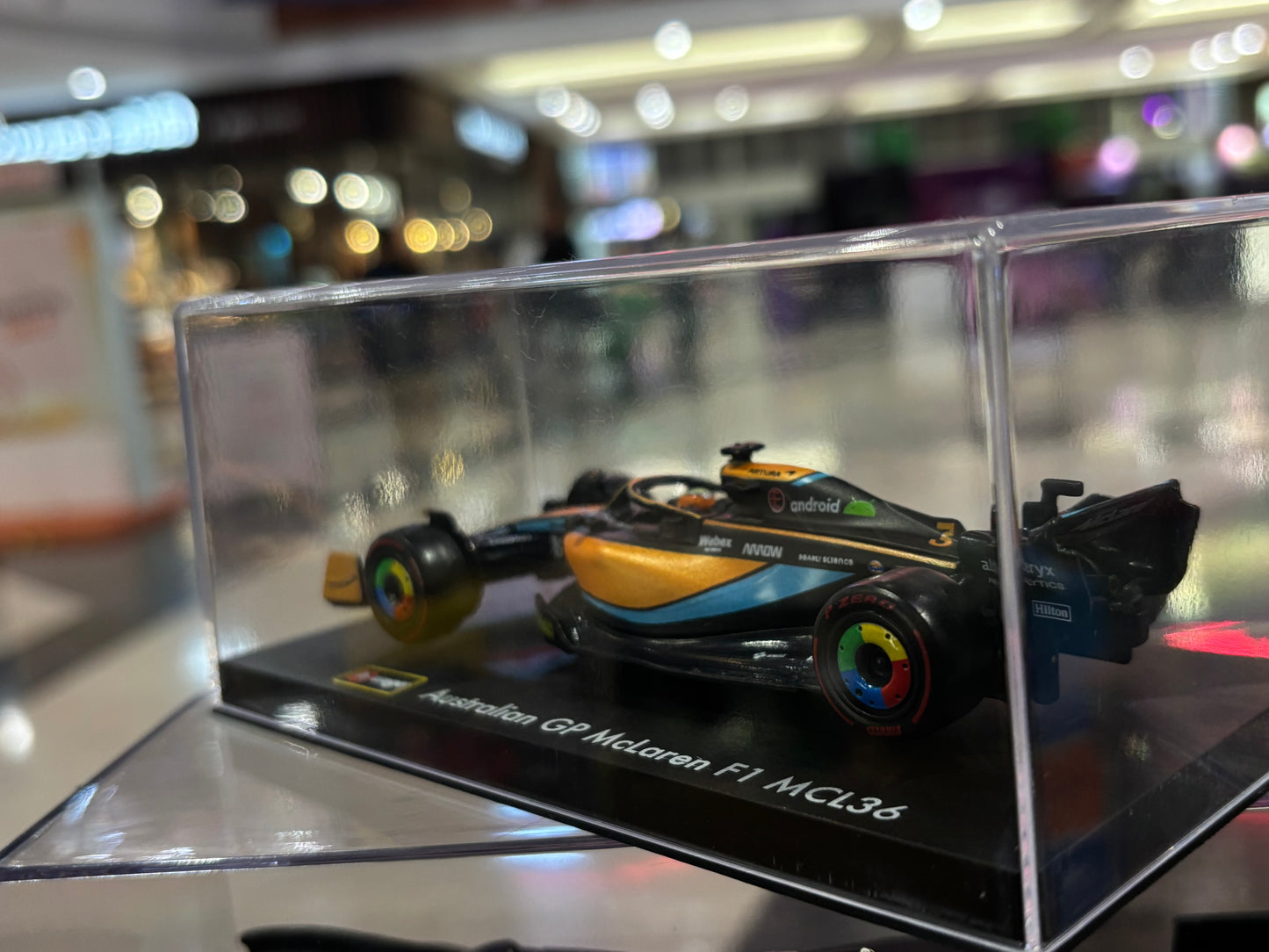 Lando Norris' McLaren F1 Official Miniature Car by Bburago